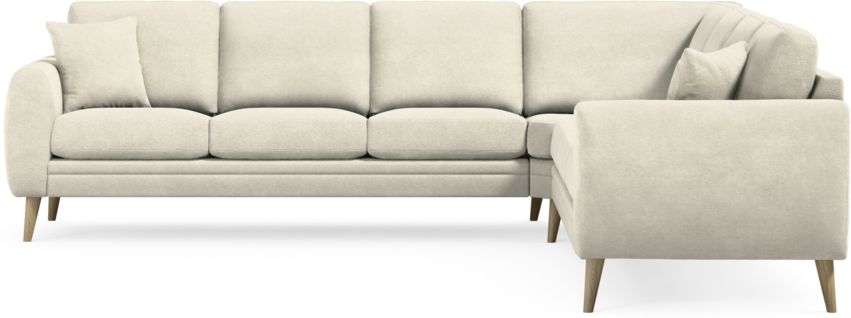 Eden - Hörnsoffa, 3+3-sits - Vit