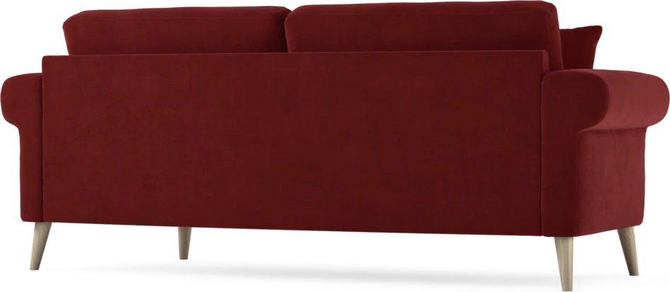 Eden - 2,5-sits soffa svängd - Röd