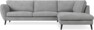 Madison Lux - 3-sits soffa med divan höger - Vit