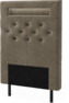 New York led - Sänggavel, 90-210 cm - Brun