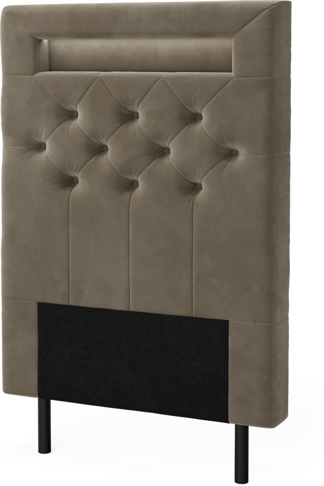 New York led - Sänggavel, 90-210 cm - Brun