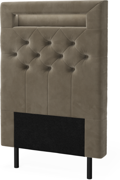 New York led - Sänggavel, 90-210 cm - Brun