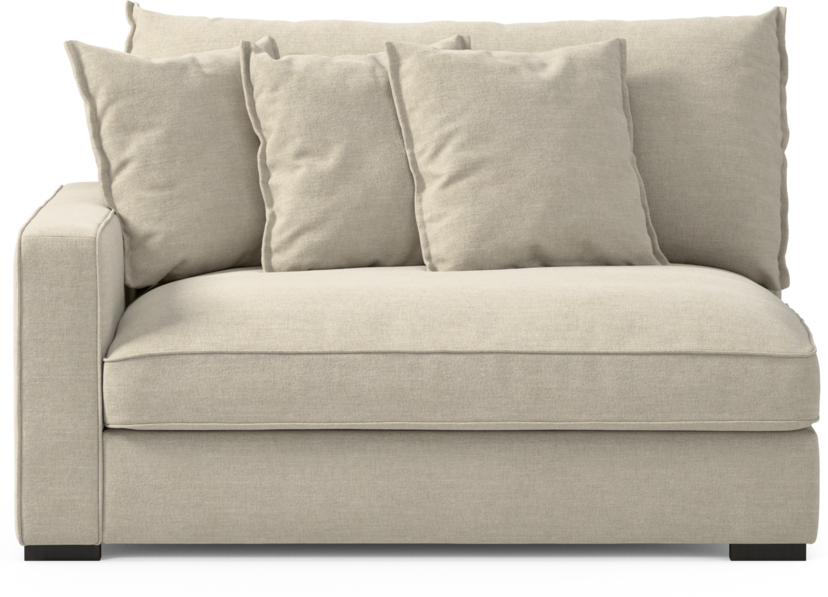 Rossi - 2-sits med armstöd vänster - Beige