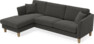 Eden - 2,5-sits soffa med schäslong - Grå