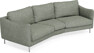 Madison - 3-sits soffa svängd, 90 cm - Turkos