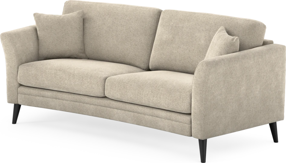 Eden - 2,5-sits soffa svängd - Beige