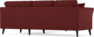 Eden - Hörnsoffa, 2+2-sits - Röd