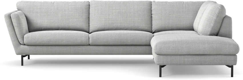 Madison Lux - 3-sits soffa med divan höger - Grå