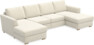 Friday - 2-sits soffa med två schäslonger - Beige
