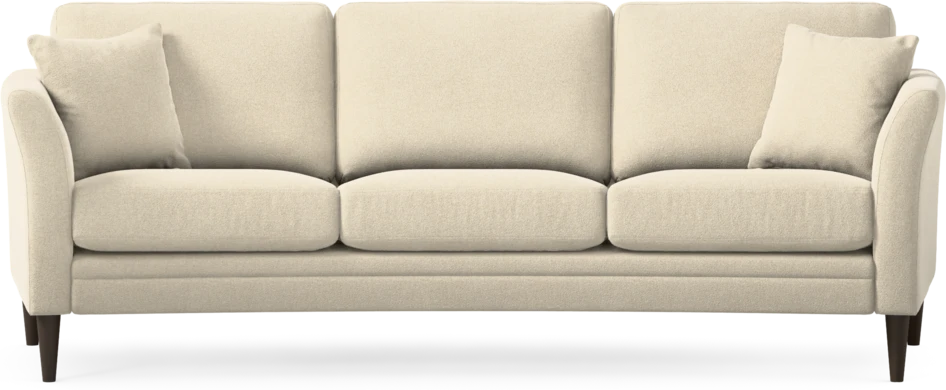 Eden - 3-sits soffa svängd - Beige