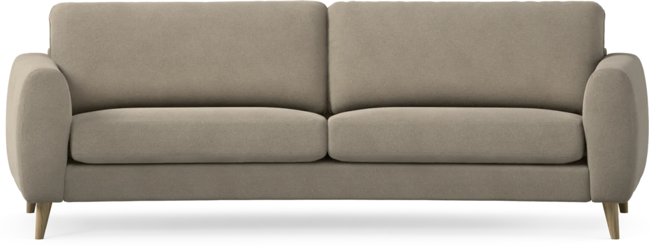 Bridge - 3-sits soffa svängd - Beige