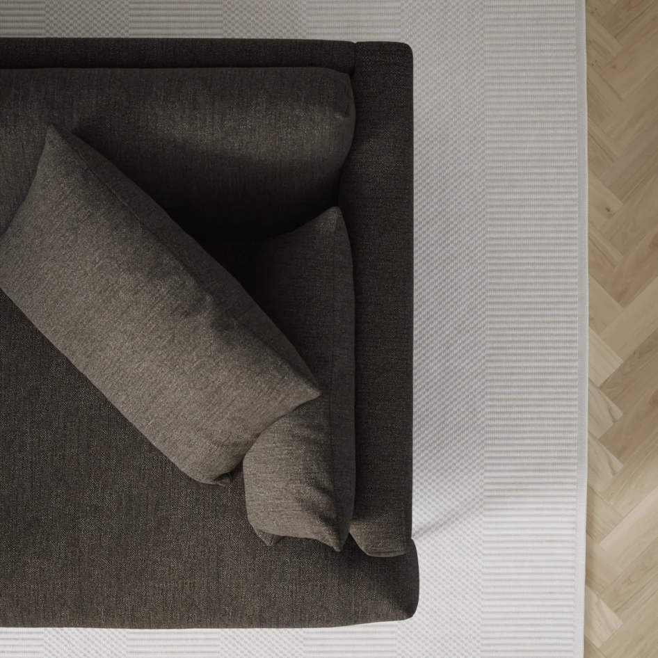 Harper - 3-sits soffa - Brun