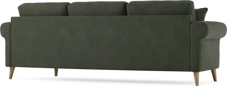 Eden - 3-sits soffa svängd - Grön