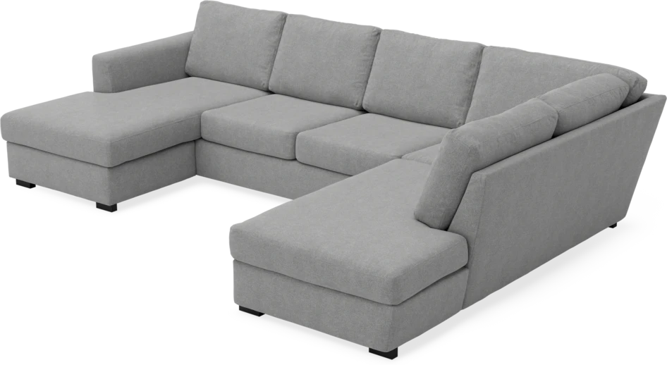 Friday - 3-sits soffa med schäslong vänster och divan höger - Grå