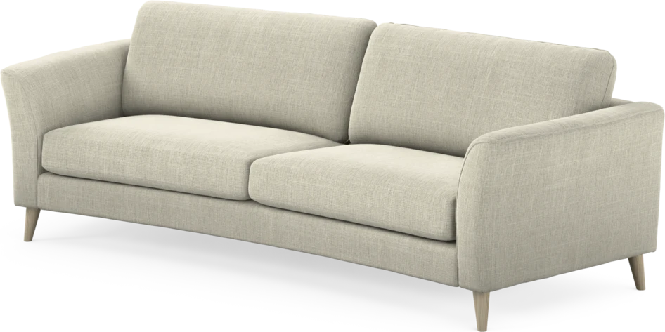 Bridge - 3-sits soffa svängd - Beige