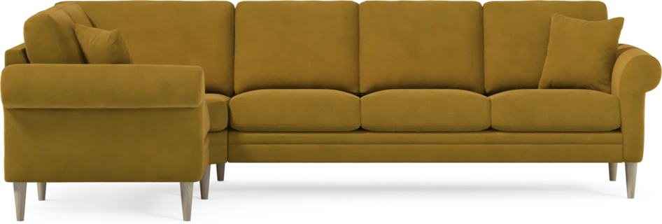 Eden - Hörnsoffa, 1+3-sits - Gul