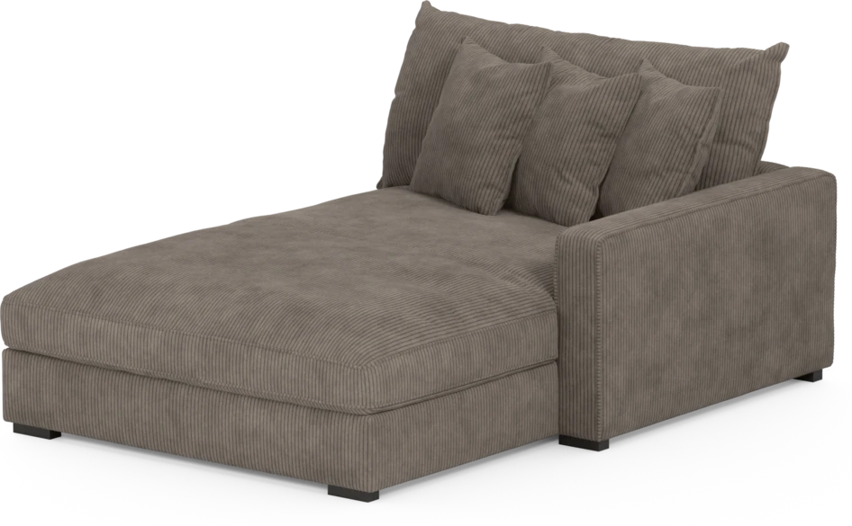 Rossi - Schäslong XL höger - Brun