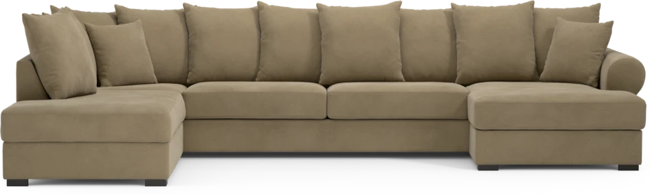 Town - 3-sits soffa med divan vänster och schäslong höger - Beige
