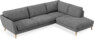 Madison Lux - 3-sits soffa med divan höger - Vit
