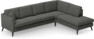 Eden - 3-sits soffa med divan - Grå