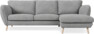 Madison Lux - 2-sits soffa med schäslong höger - Vit