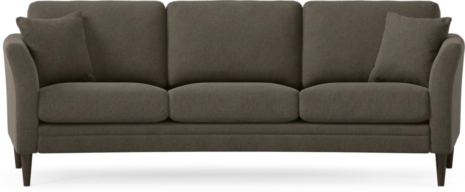 Eden - 3-sits soffa svängd - Brun