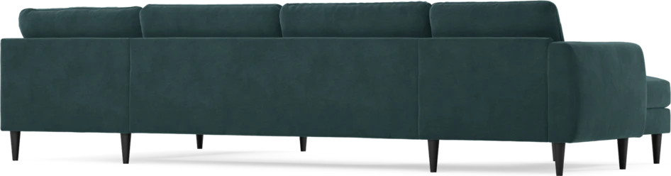 Bridge - 3-sits soffa med schäslong vänster och divan höger - Blå