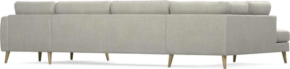Bridge - 3-sits soffa med divan vänster och schäslong höger - Grå