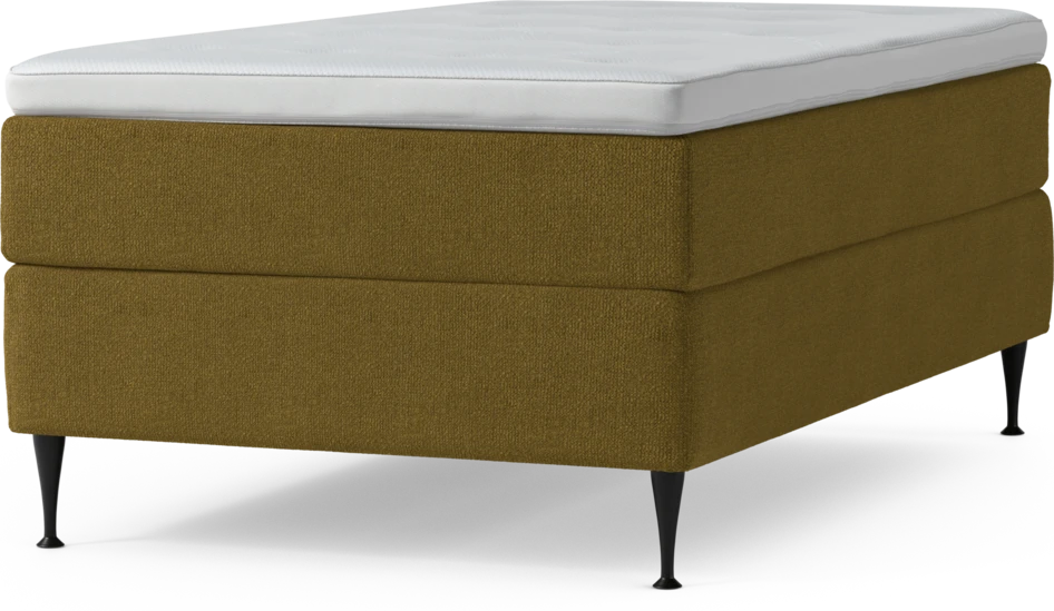 Delux Exclusive - Kontinentalsäng, enkelsäng 120 cm med bäddmadrass och sängben