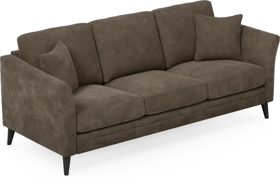 Eden - 3-sits soffa - Brun