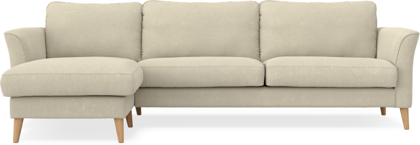 Bridge - 3-sits soffa med schäslong vänster - Beige