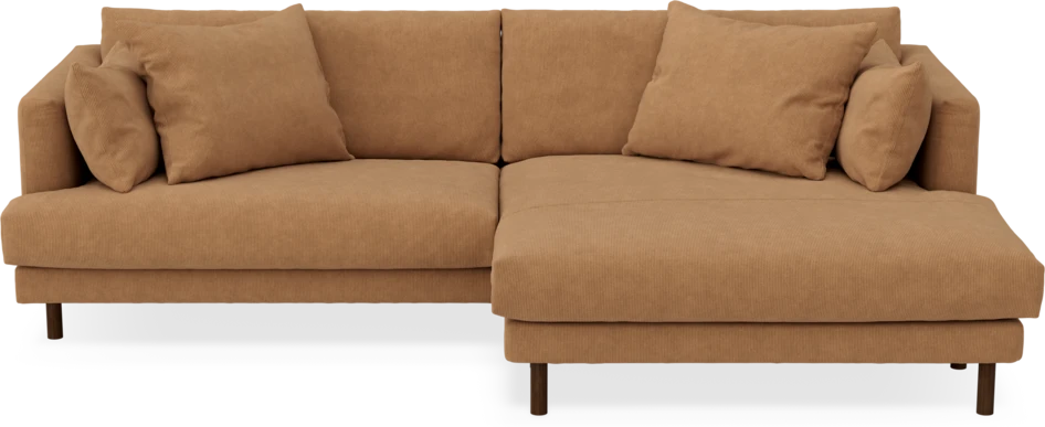 Harper - 4-sits med schäslong XL höger - Gul