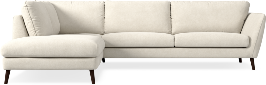 Madison Lux - 3-sits soffa med divan vänster - Vit