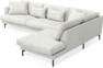 Harper - 3-sits soffa med divan höger - Vit