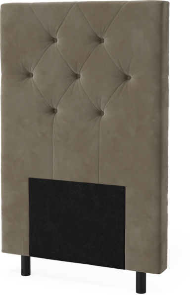 New York pikerad - Sänggavel, 90-210 cm - Brun