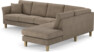 Eden - 3-sits soffa med divan - Brun