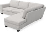 Friday - 2,5-sits soffa med divan höger - Grå