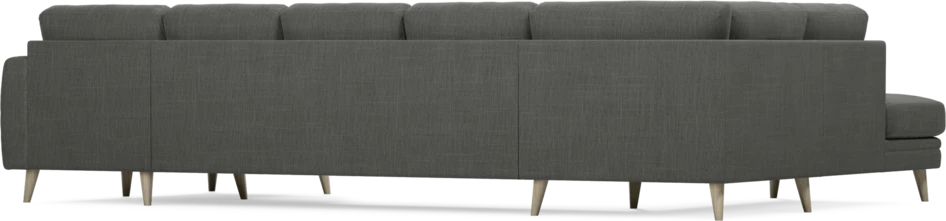 Eden - 3-sits soffa med divan vänster och schäslong höger - Grå