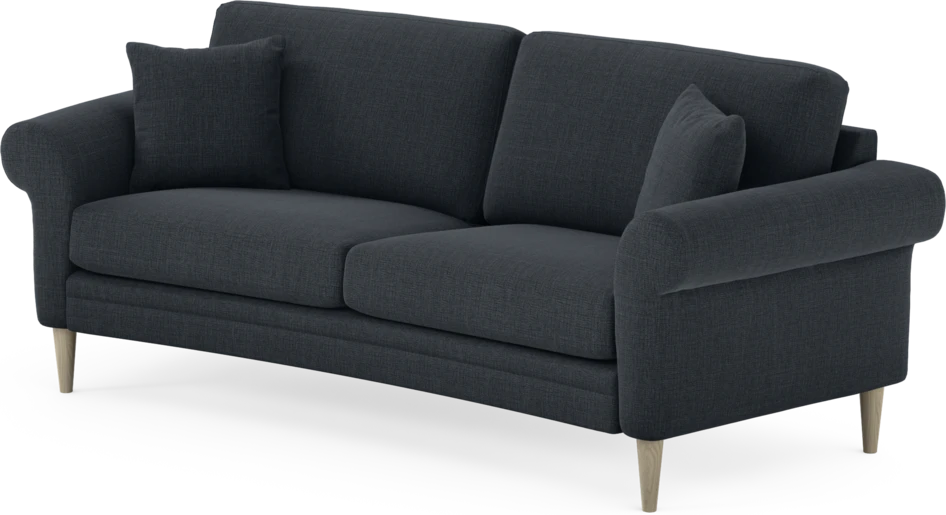 Eden - 2,5-sits soffa svängd - Blå