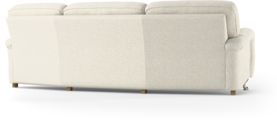 Oxford - 3-sits soffa svängd - Vit