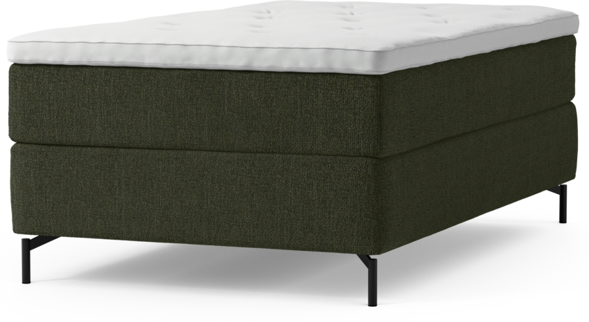 Delux Dream - Kontinentalsäng, enkelsäng 120 cm med bäddmadrass och sängben