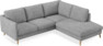 Madison Lux - 2-sits soffa med divan höger - Vit