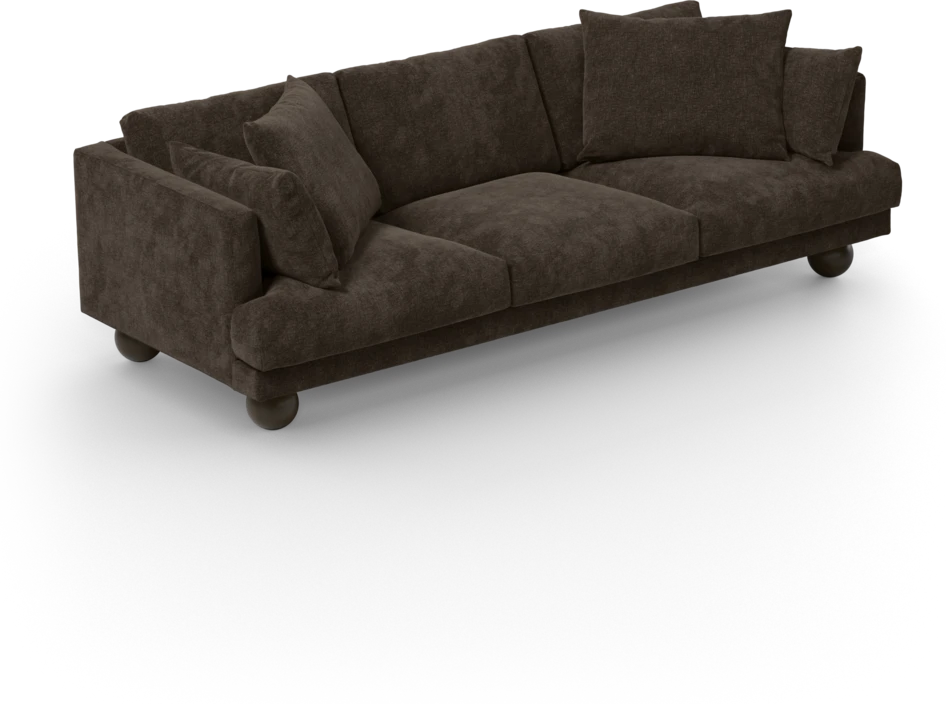 Harper - 4-sits soffa - Brun