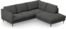 Madison Lux - 2-sits soffa med divan höger - Grå