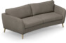 County - 3-sits soffa svängd - Brun