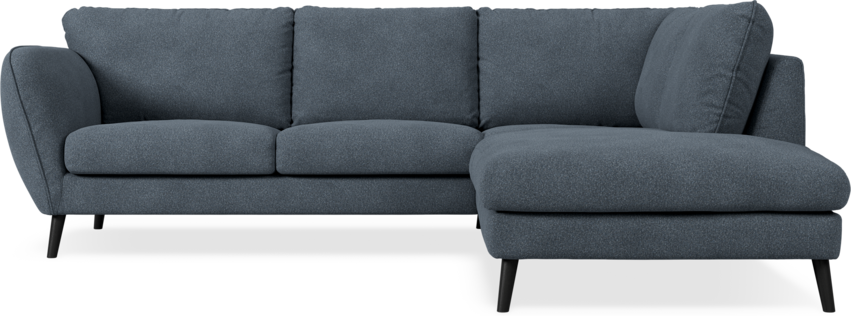 Madison - 2-sits soffa med divan höger - Vit