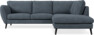 Madison - 2-sits soffa med divan höger - Vit