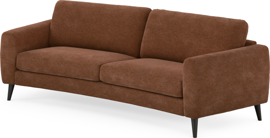 Bridge - 3-sits soffa svängd - Orange