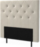 New York pikerad - Sänggavel, 90-210 cm - Beige
