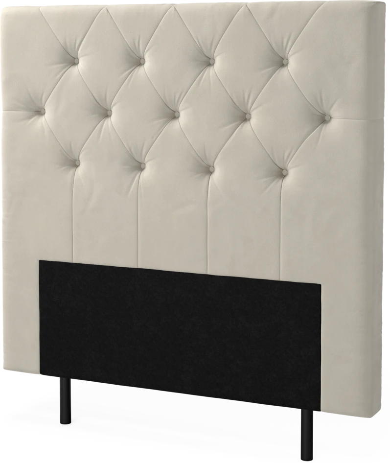 New York pikerad - Sänggavel, 90-210 cm - Beige